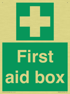 first aid box